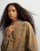 Topshop Topshop denim printed jacquard jacket in multi - 3