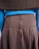 Topshop Topshop denim seamed barrel fit maxi skirt in otter-Brown - 4