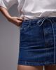 Topshop Topshop denim self tie pelmet skirt in indigo-Blue - 3
