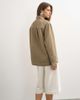 Topshop Topshop denim shacket in beige-Neutral - 3