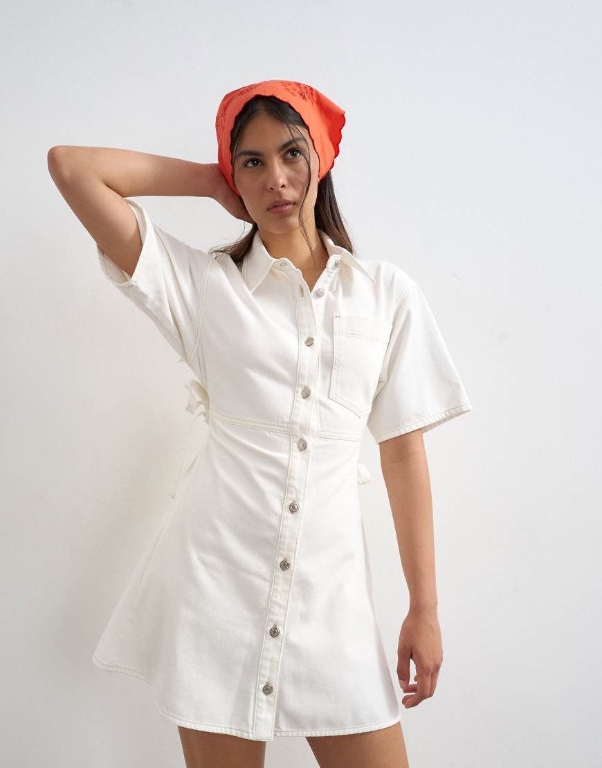 white cut out dress topshop Size:9-10Y(32) Champagne Palladium Buy Ulla Johnson Odile Womens denim The perfect silhouette for
