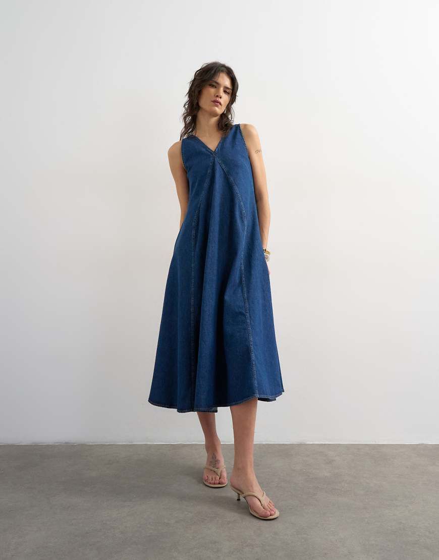 topshop denim dress Style:ME02548DN HGM2025 Velvet Iridescent Sequin Bodycon Womens denim Elevate your casual style