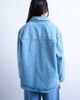 Topshop Topshop denim worker jacket in bleach-Blue - 4