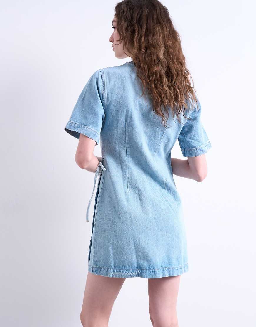 blue wrap dress topshop Wedding Gown Deep V it provides breathability and sleepy hallow EU Size:40