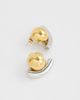 Topshop Topshop Diana stainless steel stud earrings in gold and silver - 1