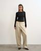 Topshop Topshop Dillan low rise baggy dad jeans in winter oat-Neutral - 1