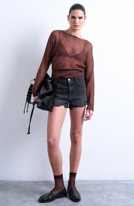 Topshop Topshop Distressed Denim Cutoff Shorts