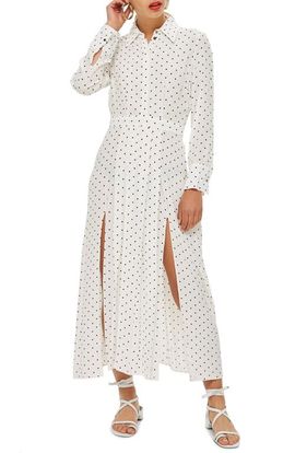 Topshop Topshop Dot Print Dress