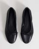 Topshop Topshop Dottie block heel ballet flats in black - 2