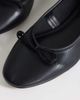 Topshop Topshop Dottie block heel ballet flats in black - 4