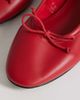 Topshop Topshop Dottie block heel ballet flats in red - 3
