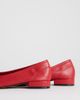 Topshop Topshop Dottie block heel ballet flats in red - 4