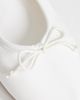Topshop Topshop Dottie block heel ballet flats in white - 2