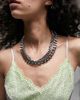 Topshop Topshop double chain necklace in silver - 2
