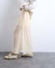 Topshop Topshop double layer sheer straight skirt in buttermilk-Yellow - 2