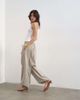 Topshop Topshop drawstring performance fabric balloon pants in slate-Gray - 1