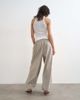 Topshop Topshop drawstring performance fabric balloon pants in slate-Gray - 3
