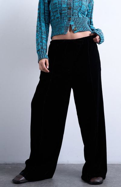 Topshop Topshop Drawstring Wide Leg Pants