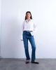 Topshop Topshop Dree high rise slim straight leg jeans in vintage blue - 1