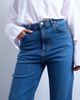 Topshop Topshop Dree high rise slim straight leg jeans in vintage blue - 4