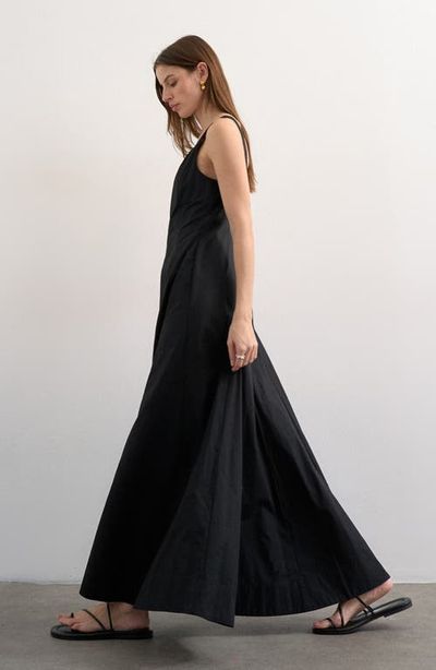 Topshop Topshop Drop Hem Cotton Maxi Sundress