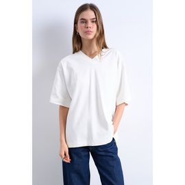 Topshop Topshop Drop Shoulder V-Neck Tee