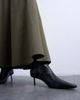 Topshop Topshop drop waist full circle maxi skirt in khaki-Green - 4
