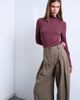Topshop Topshop dropped waist barrel pants in camel-Neutral - 3