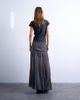 Topshop Topshop dropped waist full hem maxi skirt in stripes-Multi - 2