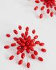 Topshop Topshop Echo statement hand-made stud earring in red - 4