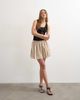 Topshop Topshop elasticized mini skirt in sporty rust stripes-Multi - 2