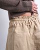 Topshop Topshop elasticized waist mini skort in beige-Neutral - 4