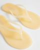 Topshop Topshop Elias jelly flip flops in buttermilk-Yellow - 1