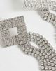 Topshop Topshop Eliza stud tassel embellished earring in silver - 4