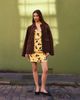 Topshop Topshop embellished linen mini skirt in yellow - part of a set - 1