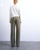 Topshop Topshop Ember low rise cord jeans in sage-Green - 3