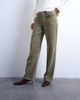 Topshop Topshop Ember low rise cord jeans in sage-Green - 4
