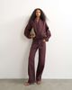 Topshop Topshop Ember low rise relaxed straight jeans in aubergine-Brown - 2