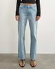 Topshop Topshop Ember low rise relaxed straight leg jeans in bleach-Blue - 2