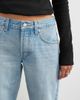 Topshop Topshop Ember low rise relaxed straight leg jeans in bleach-Blue - 3
