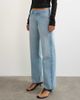 Topshop Topshop Ember low rise relaxed straight leg jeans in bleach-Blue - 4