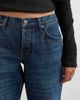 Topshop Topshop Ember low rise relaxed straight leg jeans in blue black - 3
