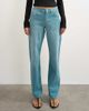 Topshop Topshop Ember low rise relaxed straight leg jeans in teal-Blue - 2