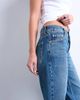 Topshop Topshop Ember low rise straight leg jeans in mid blue-Gray - 4