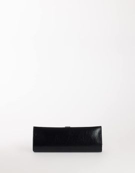 Topshop Topshop Ember small envelope clutch bag in black