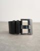 Topshop Topshop Embossed real leather chunky leather belt in black - 2