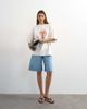 Topshop Topshop embroidered 'Paradiso' oversized T-shirt in white - 2