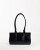 Topshop Topshop Emma medium clasp shoulder bag in black - 1