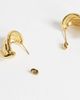 Topshop Topshop Emry waterproof stainless steel stud earrings in gold tone - 4