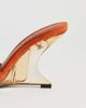 Topshop Topshop Esme mule with clear wedge high heels in orange - 3